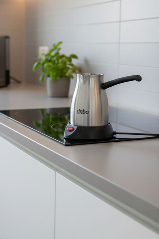 Scm-2967 Inox Elektrikli Cezve Türk Kahve Makinesi