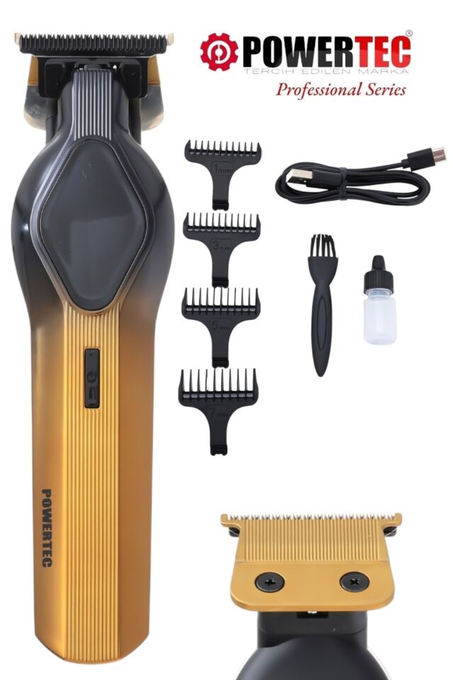 TR-358 Profesyonel Usb Şarjlı Sakal Ense Çizim Makinesi