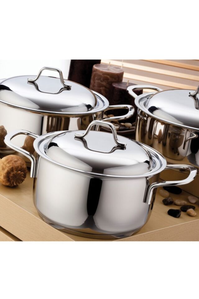 Mikro Inox 6 Parça Tencere Seti