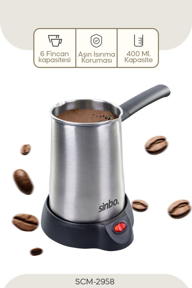 Scm-2958 Elektrikli Cezve - Inox