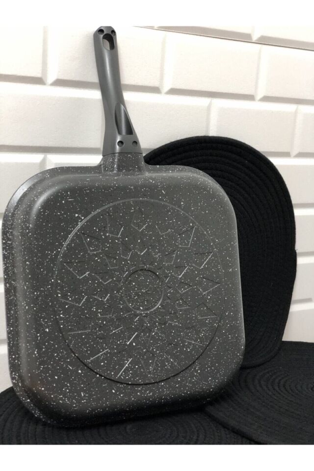 Döküm Granit Izgara Grill Tava Pfoa Içermez