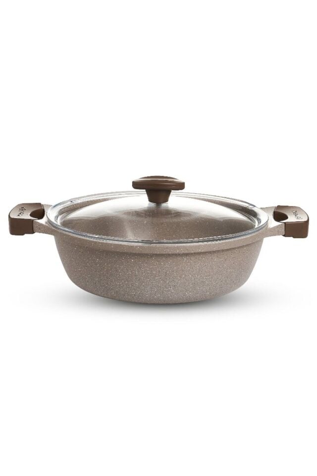 ThermoAD Graneu 5 Parça Tencere Seti 26 Cm Karnıyarık Tencere, 24 Cm Derin Tencere, 26 Cm Tava